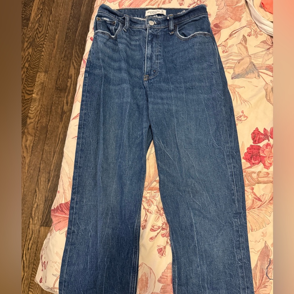 Abercrombie & Fitch Dark Blue Denim Jeans